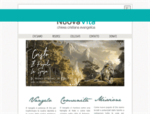 Tablet Screenshot of nuovavita.org